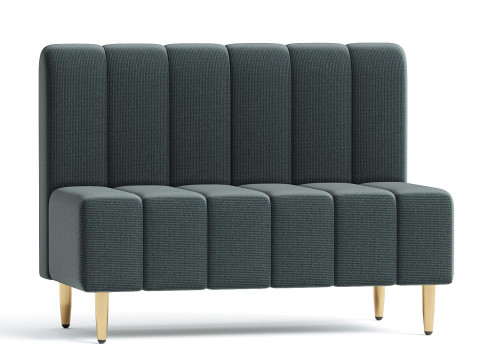 Daniellah Velvet Bench Modello 3D