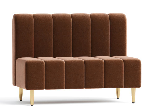 Daniellah Velvet Bench 3D Model
