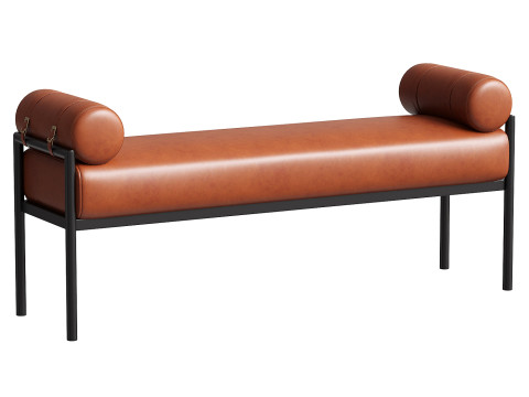 Barrow Bench Brown Modello 3D