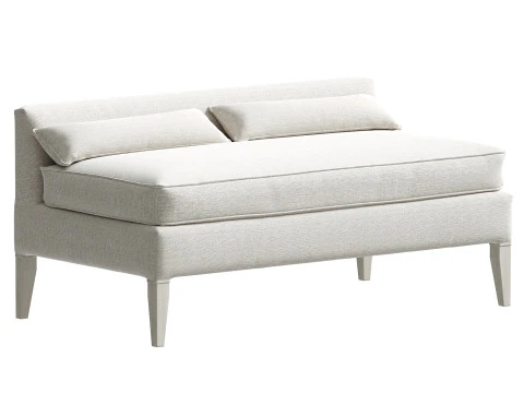 Divine Recline Long Banquette 3D Model