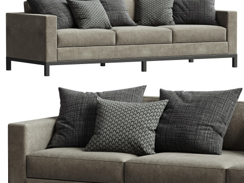 Mousson Sofa Liaigre 3D Model