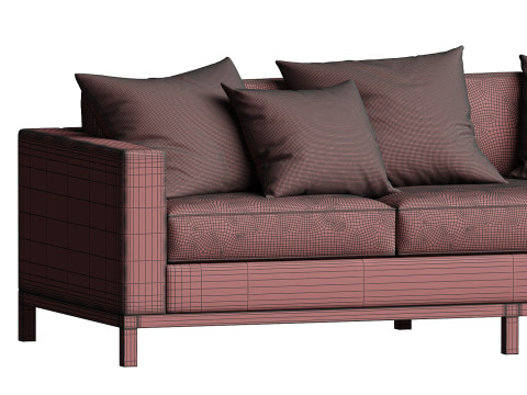 Mousson Sofa Liaigre 3D Model