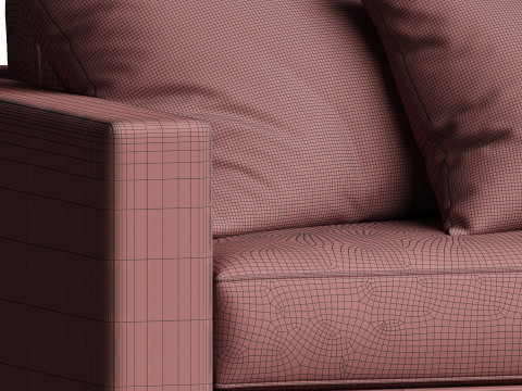 Mousson Sofa Liaigre 3D Model