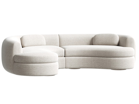 Sennen Sectional by Sedilia Modello 3D