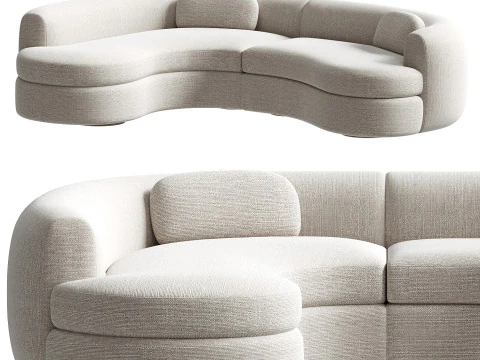 Sennen Sectional by Sedilia 3D Model