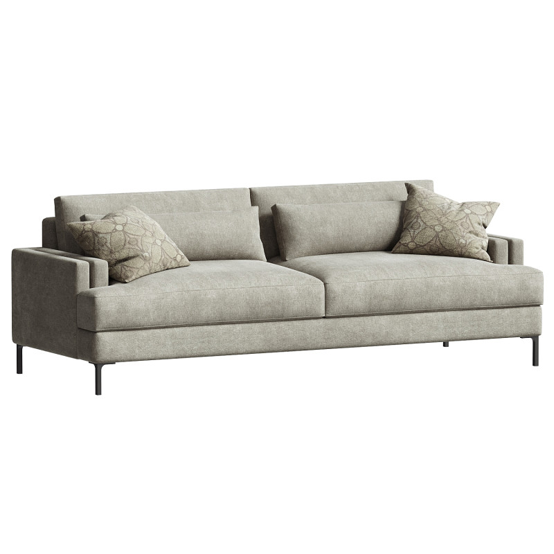 Sumner Sofa by Arhaus 3D Model .c4d .max .obj .3ds .fbx .stl .blend