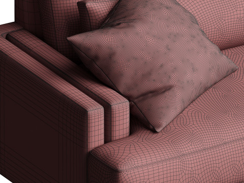 Sumner Sofa by Arhaus 3D Model