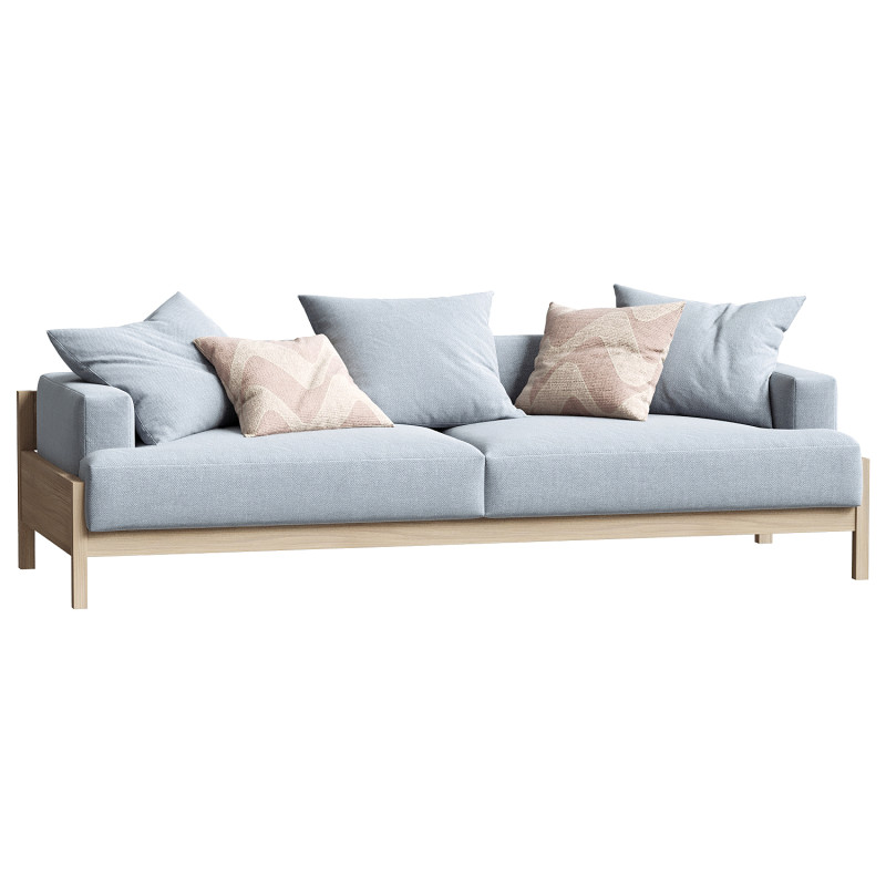 Karimoku Case A S01 Sofa Modelo 3D .c4d .max .obj .3ds .fbx .stl .blend