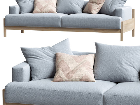 Karimoku Case A S01 Sofa Modelo 3D