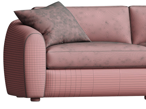 Oslo Sofa Arhaus 3D Modell