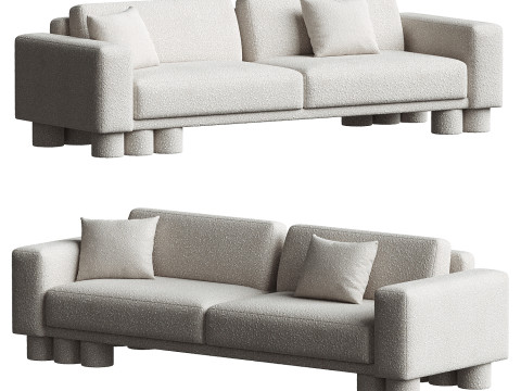 Pillar Sofa Modello 3D