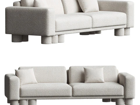 Pillar Sofa 3D Model