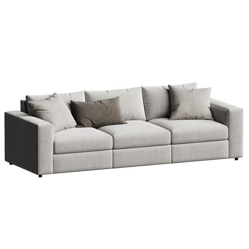 Bellevue Wide Sofa LAUREL CANYON Collection by Lexington 3D Model .c4d .max .obj .3ds .fbx .stl .blend