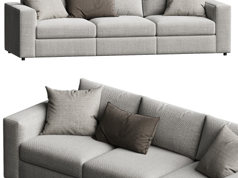 Bellevue Wide Sofa LAUREL CANYON Collection by Lexington 3D Model