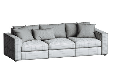 Bellevue Wide Sofa LAUREL CANYON Collection by Lexington 3D Model