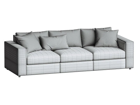 Canap&eacute; large Bellevue Collection LAUREL CANYON par Lexington Modèle 3D