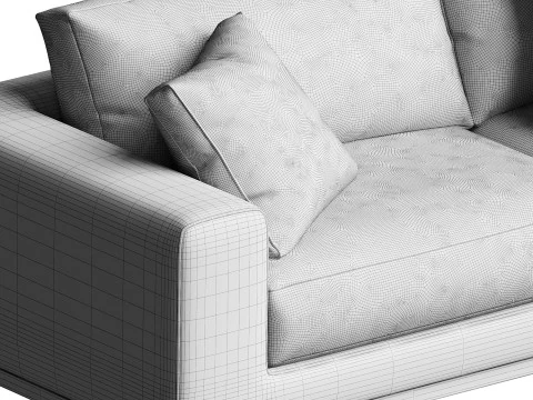 Donovan Sofa Classic Home 3D Model