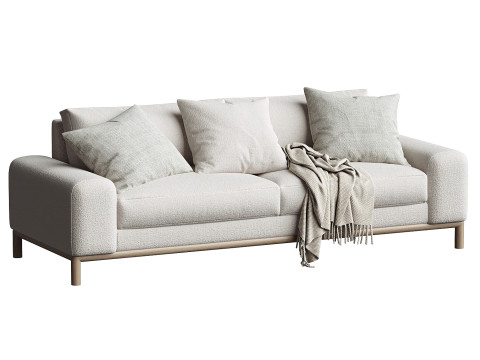 Hadley Fabric Sofa Bernhardt Modello 3D