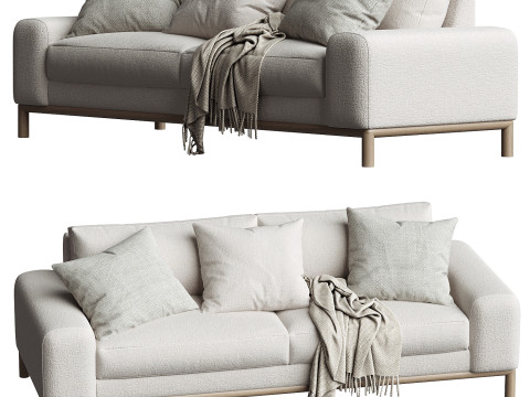 Hadley Fabric Sofa Bernhardt 3D Model
