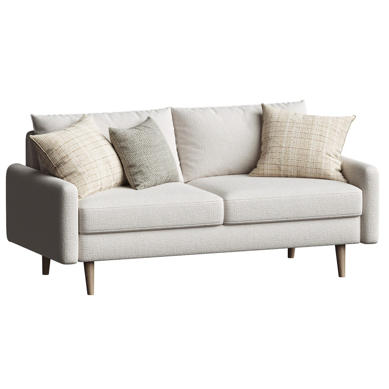 Cococon Loveseat Sofa 3D 模型 .c4d .max .obj .3ds .fbx .stl .blend