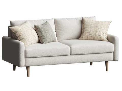 Sof&aacute; Loveseat Cococon Modelo 3D