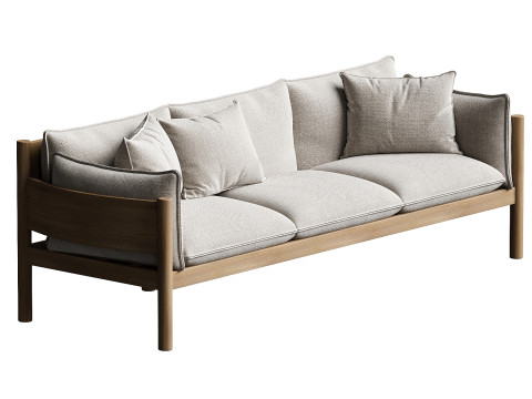 MEMO 3 seater sofa Studio Tolvanen 3D Модель