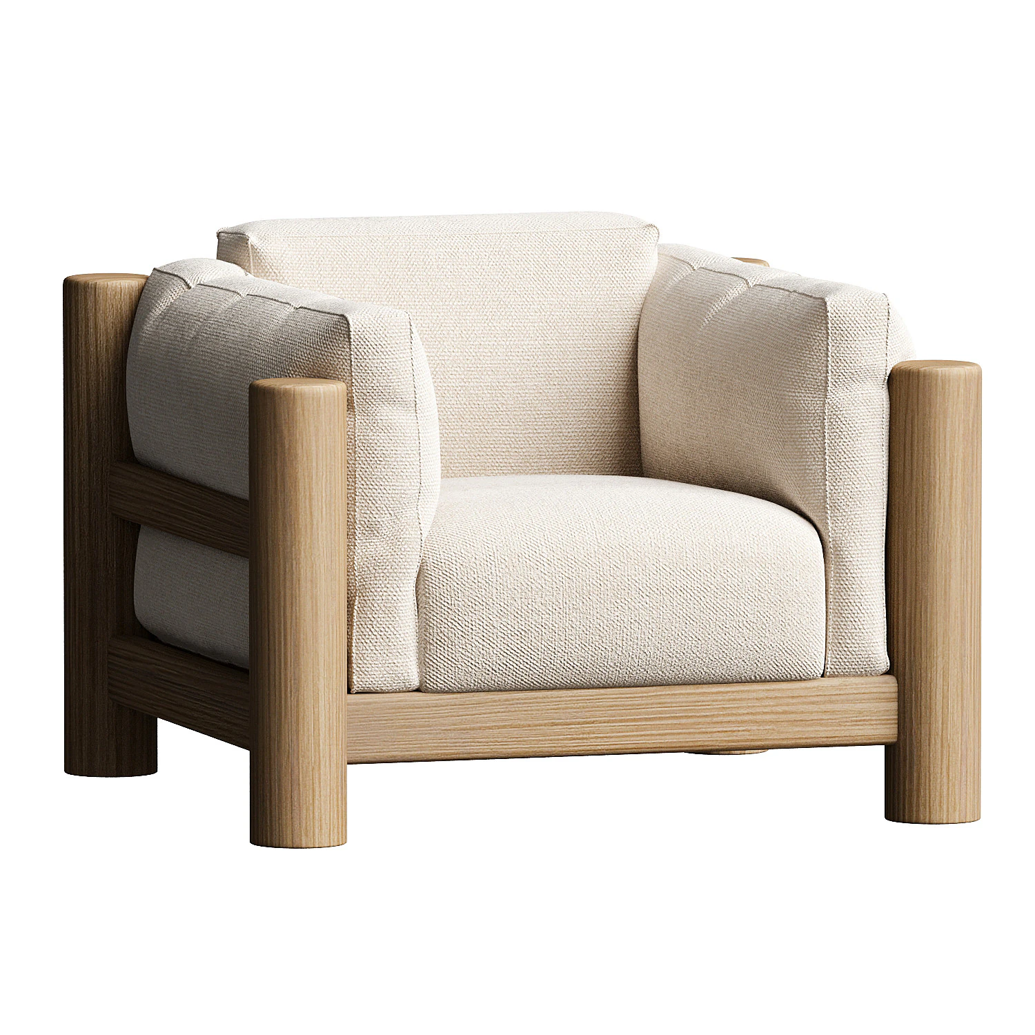 Ronald Sasson Armchair Marina 3D Model .c4d .max .obj .3ds .fbx .stl .blend 