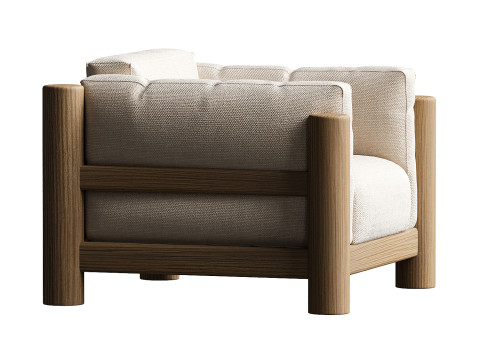 Marina Kursi Berlengan Ronald Sasson Model 3D