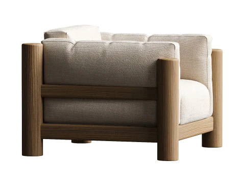 Ronald Sasson Armchair Marina 3D Model