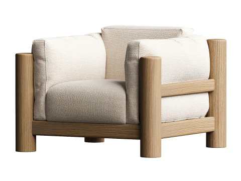 Ronald Sasson Armchair Marina 3D Model