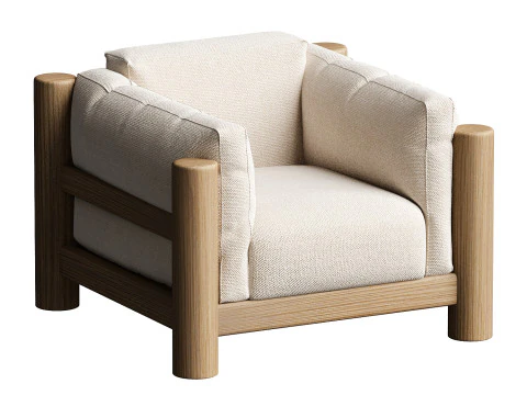 Ronald Sasson Armchair Marina 3D Model