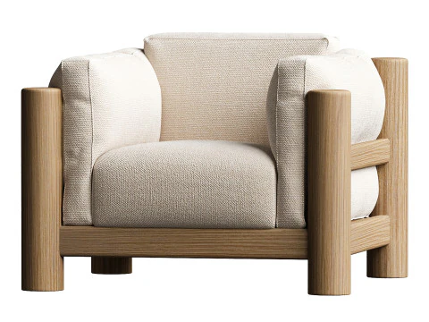 Ronald Sasson Armchair Marina 3D Model