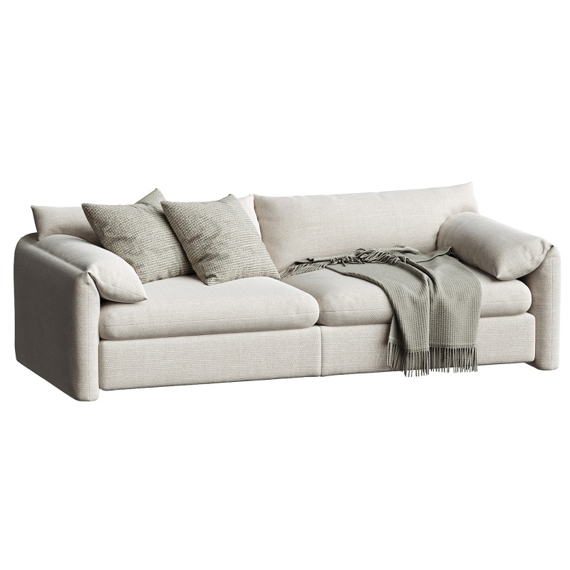 Alfie Sofa 3D 模型 .c4d .max .obj .3ds .fbx .stl .blend 