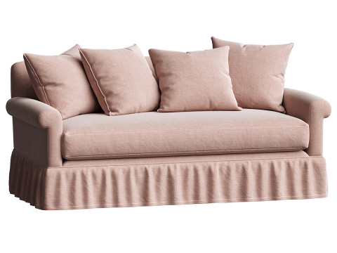 NiX by Nicola Harding curtain call 3 seater sofa 3D 모델