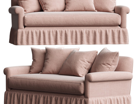 NiX by Nicola Harding curtain call 3 seater sofa 3D Modell