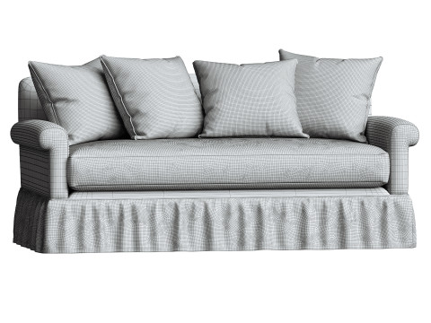 NiX by Nicola Harding curtain call 3 seater sofa 3D Modell