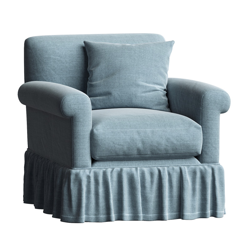 NiX by Nicola Harding curtain call armchair 3D 모델 .c4d .max .obj .3ds .fbx .stl .blend 