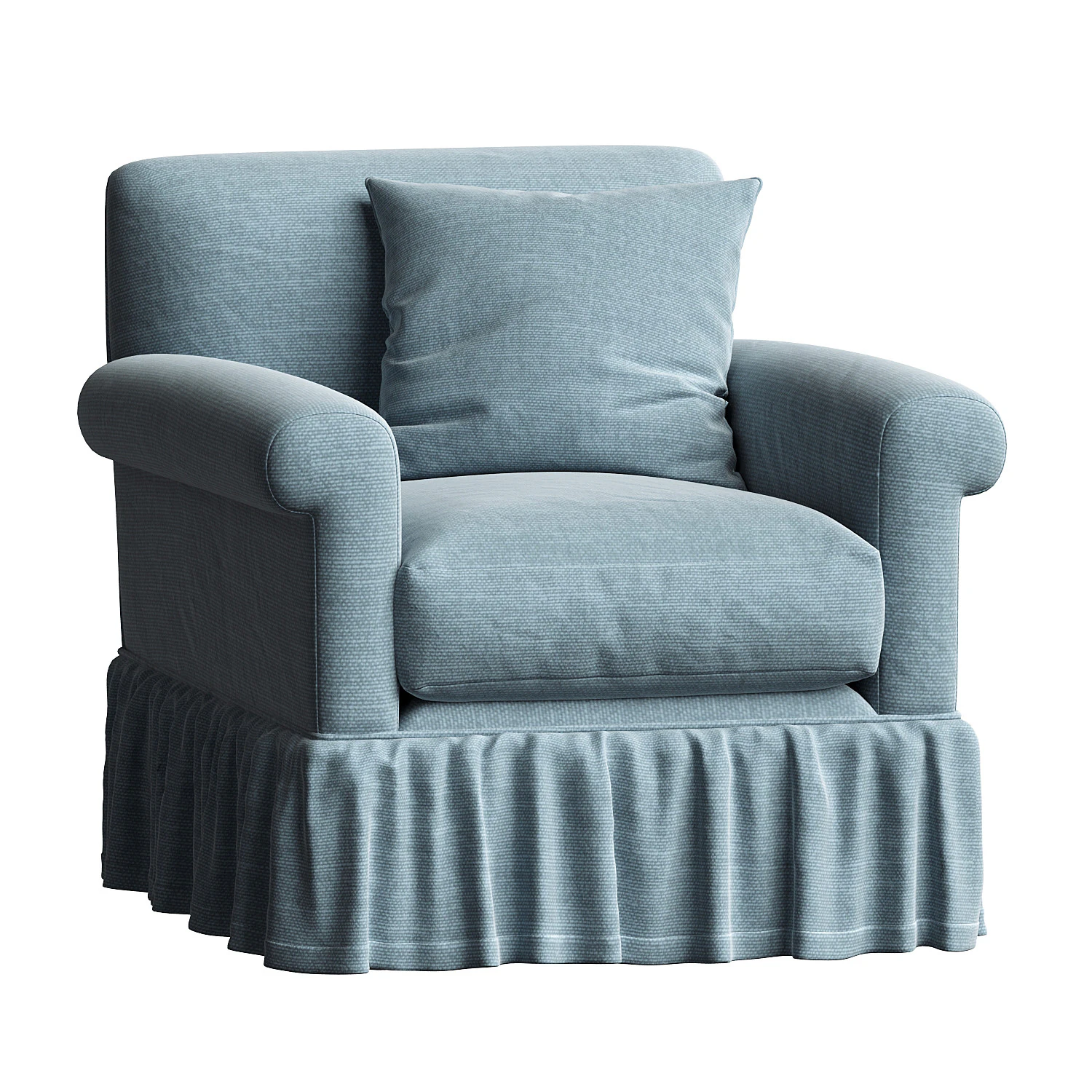NiX by Nicola Harding curtain call armchair 3D Model .c4d .max .obj .3ds .fbx .stl .blend