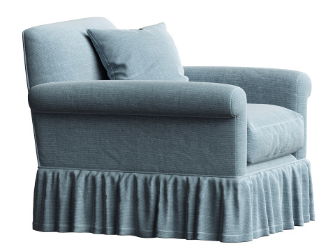 NiX by Nicola Harding curtain call armchair 3D 모델