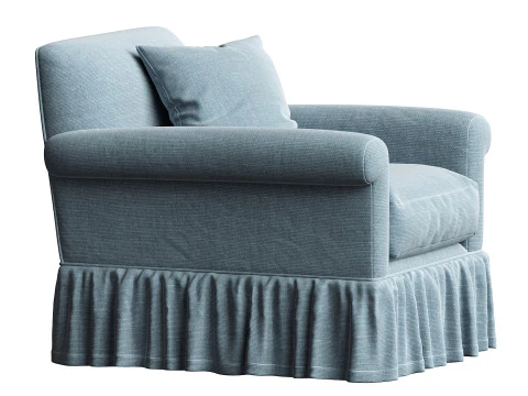NiX by Nicola Harding curtain call armchair 3D Model