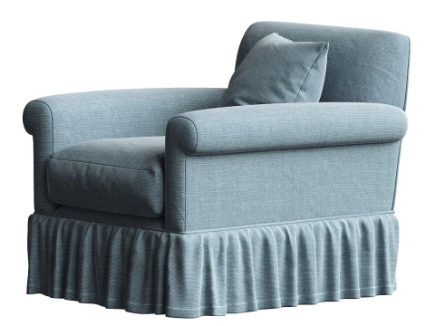 NiX by Nicola Harding curtain call armchair 3D Model