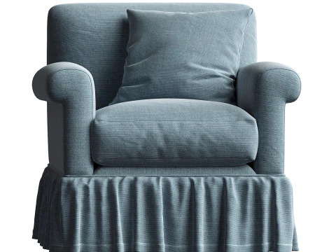NiX by Nicola Harding curtain call armchair 3D Model