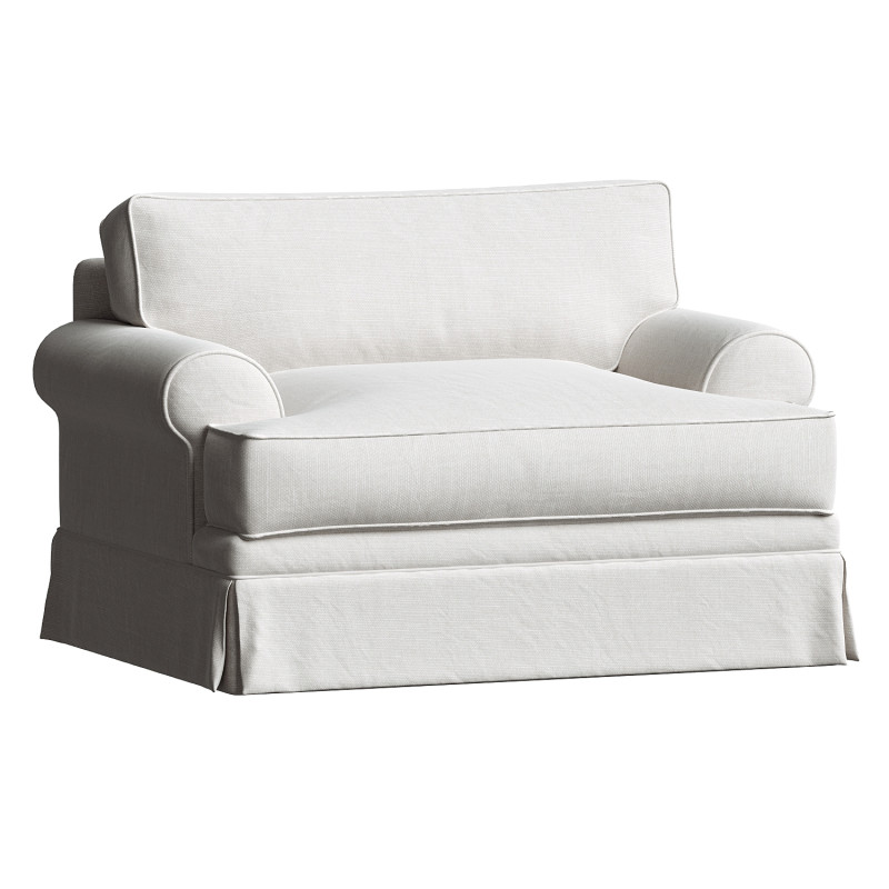 Brookner Upholstered Armchair Model 3D .c4d .max .obj .3ds .fbx .stl .blend