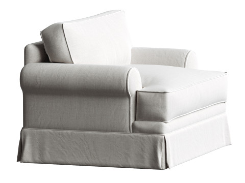 Brookner Upholstered Armchair Model 3D