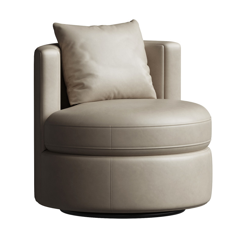 巴尔博亚皮革转椅 3D 模型 .c4d .max .obj .3ds .fbx .stl .blend 