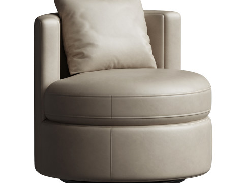 Balboa Leather Swivel Chair 3D 모델