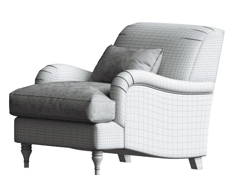 Carlisle Tightback Chair 3D Model