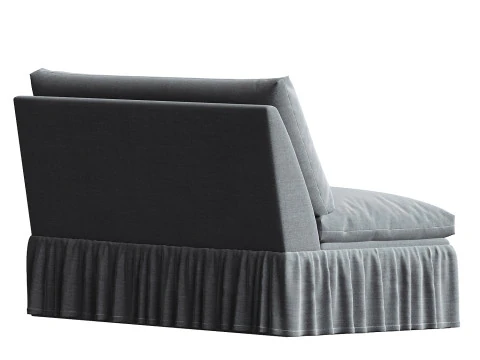 Thelma Settee Linen 3D Model