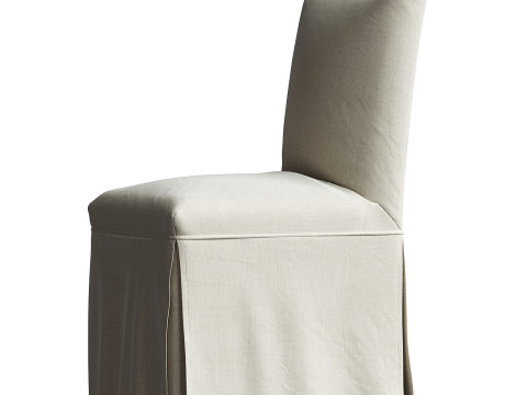 Parsons Chair Slipcover Ballard Essential 3D मॉडल