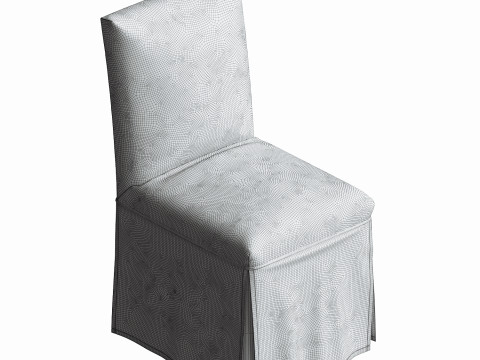 Parsons Chair Slipcover Ballard Essential 3D मॉडल
